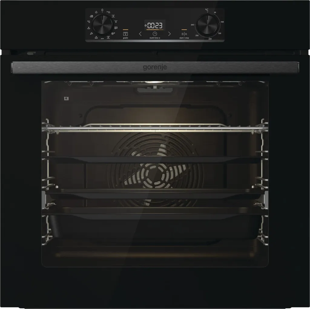 Gorenje BPS6737E14BG Built-in Multifunction Oven, 77 Liters, Black