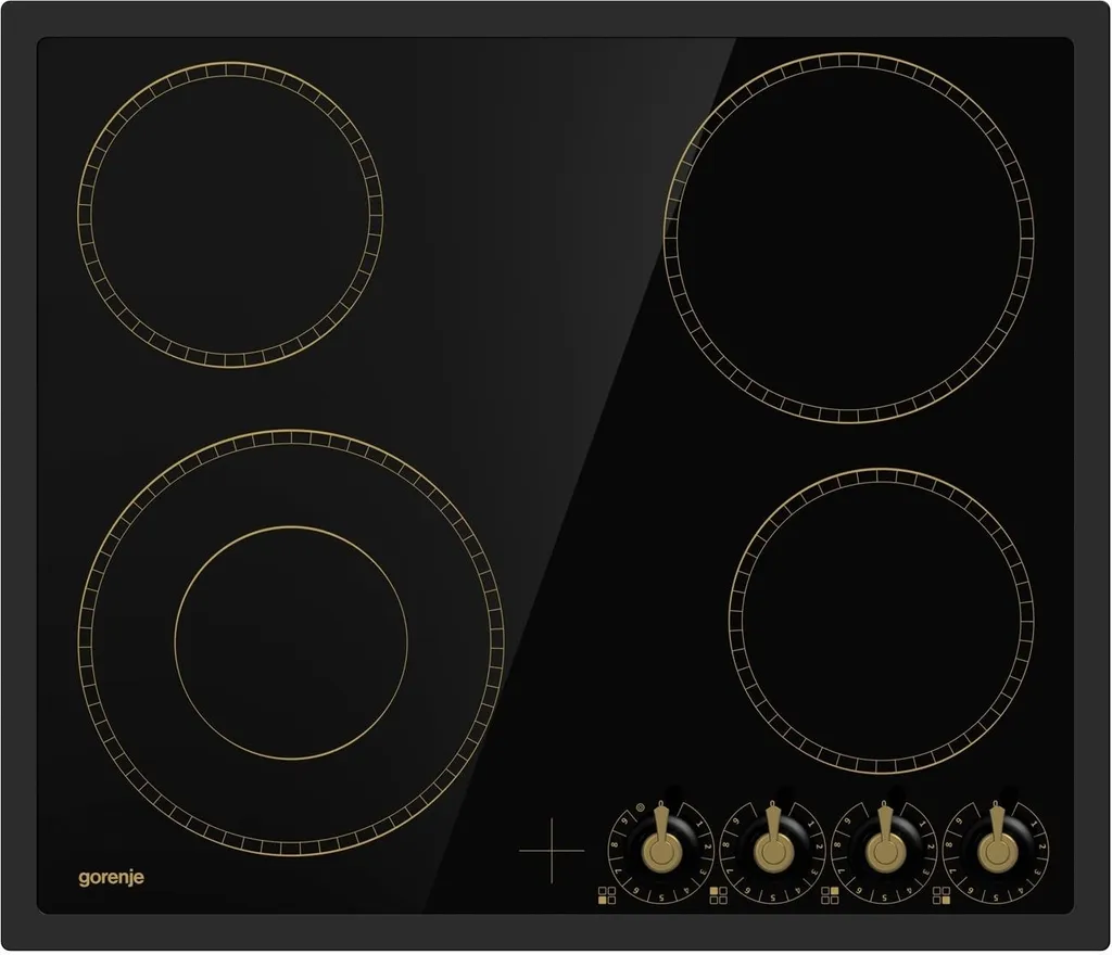 Gorenje - EC642CLB - Glass ceramic cooktop - Black - Classic Line