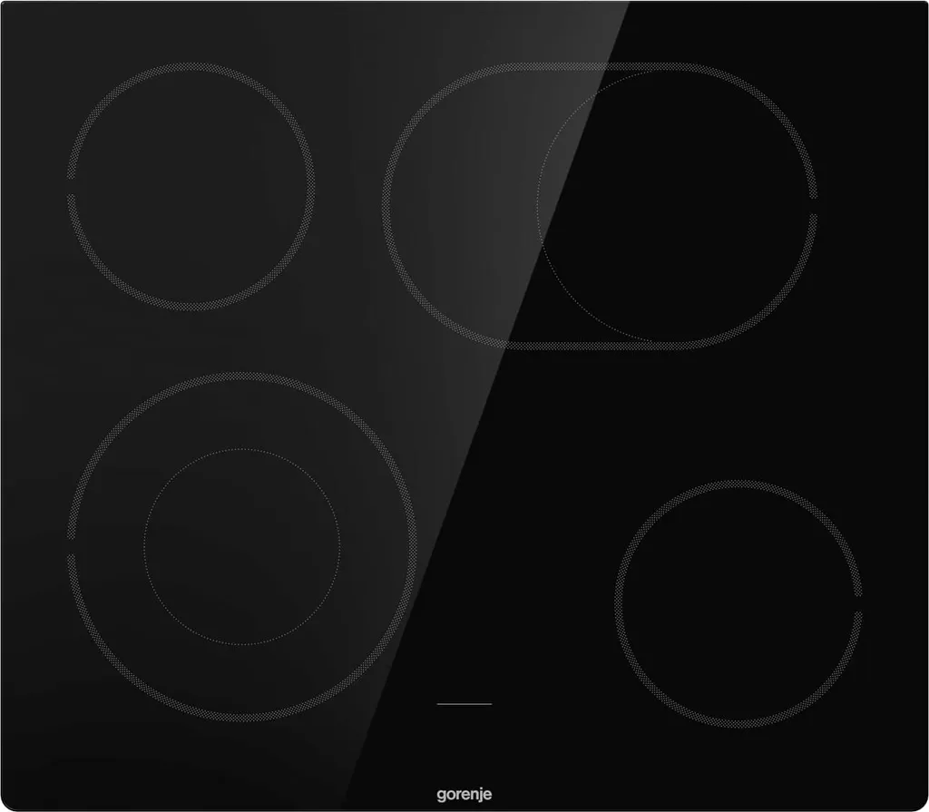 Gorenje ECD643BSC HiLight 60cm cooktop, dual-zone/roasting zone, residual heat indicator - compatible with Gorenje BC717E10X built-in oven