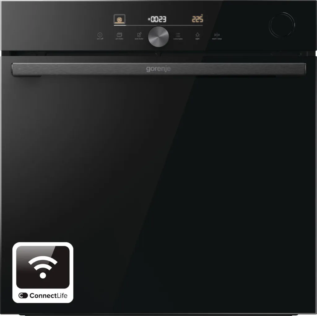 Gorenje Built-in Oven BSA6747DGWI RAL9005, Large, Electric Oven, 77 l, 300 °C, Catalytic, AquaClean