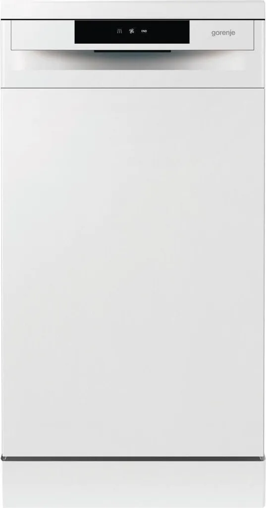 Gorenje GS520E15W Freestanding Dishwasher 45cm White - 9 Place Settings - 4 Programs - Cutlery Basket - Stainless Steel Tub - AquaStop - Self-Cleaning Filter - 3 in 1 Function