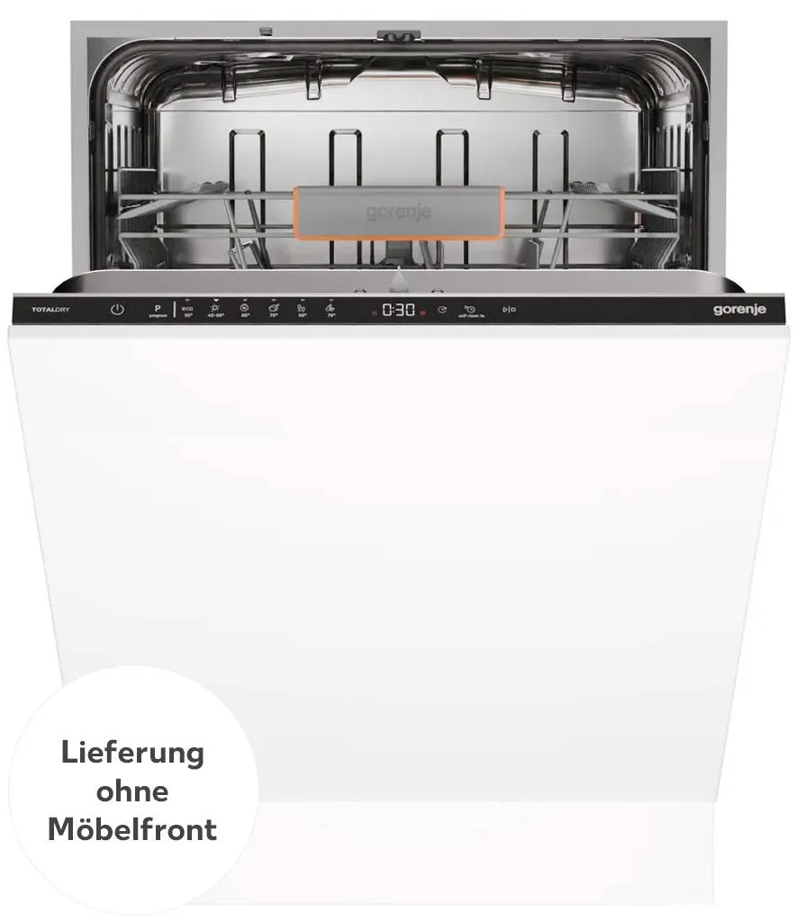 Gorenje GV642C65 dishwasher, fully integrated (delivery without furniture front), TouchControl, TotalDry, 60 cm
