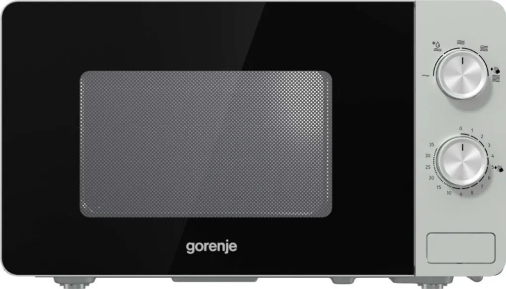 Gorenje M20XYZ MO20E1S ESSENTIAL LINE, Over-the-range, Solo microwave, 20 l, 800 W, Rotary control, Black, Stainless steel