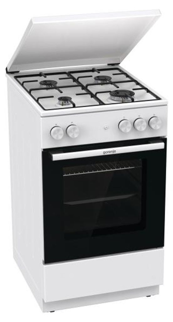 GORENJE freestanding gas cooker 50cm 4 burners A white
