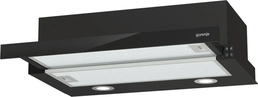 Gorenje TH62E4BG Semi built-in (pull out) Black 450 m³/h