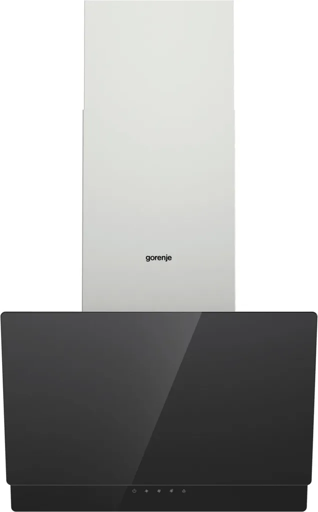 Gorenje WHI649EXBG extractor hood, 60cm wide, wall-mounted, LED, TouchControl, black/stainless steel