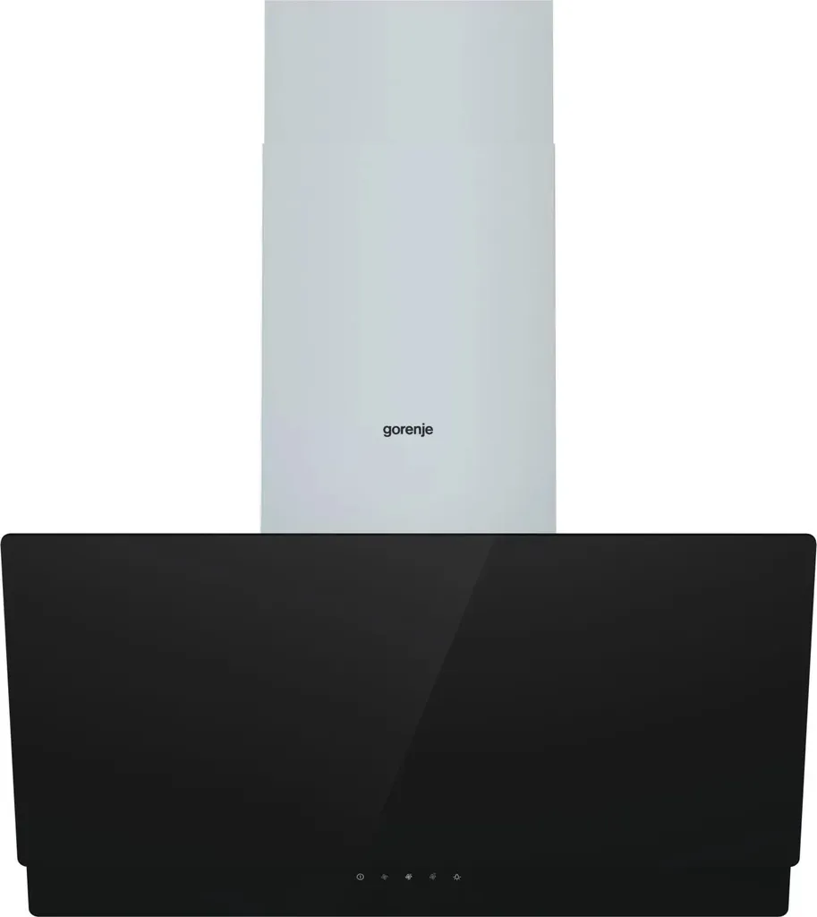 Gorenje WHI849EXBG extractor hood, 80cm wide, wall-mounted, LED, TouchControl, black/stainless steel