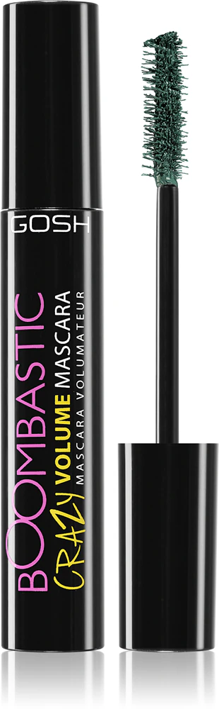 Gosh Boombastic volume mascara for curled eyelashes Farbton 003 Olive Green 13 ml