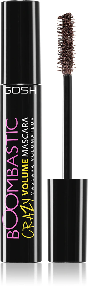 Gosh Boombastic volume mascara for curled eyelashes Farbton 005 Chocolate Brown 13 ml