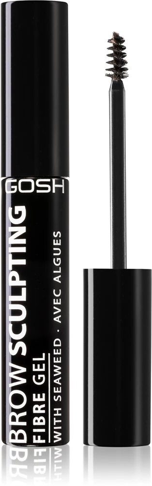 Gosh Brow Sculpting Fiber Gel eyebrow gel with brush Farbton 002 Chestnut 8 ml