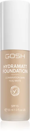 Gosh Hydramatt light moisturizing make-up with a matt effect Farbton 010N Light Dark 30 ml