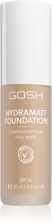 Gosh Hydramatt light moisturizing make-up with a matt effect Farbton 012N Medium Dark 30 ml