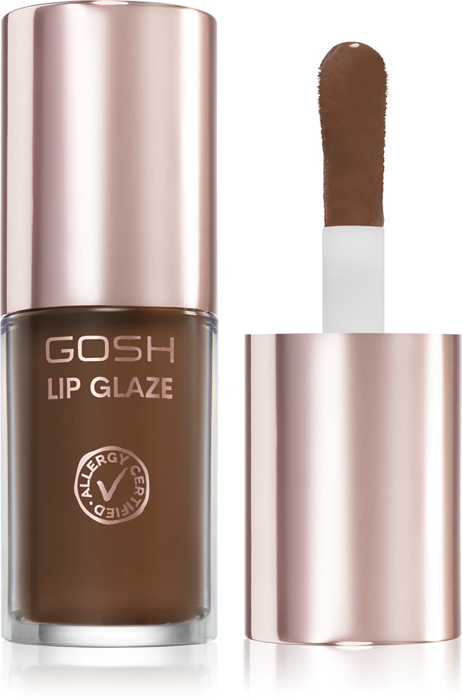 Gosh Lip Glaze lip gloss Farbton 003 Dark Chocolate 5,5 ml