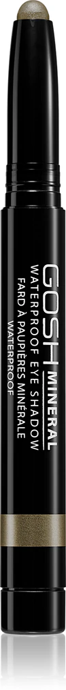 Gosh Mineral Waterproof long-lasting eyeshadow in pencil form waterproof Farbton Olive Green 1,4 g