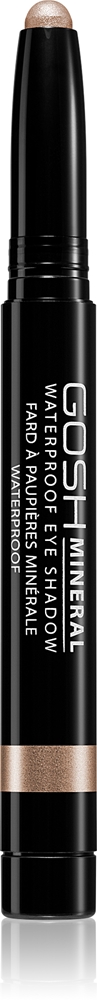 Gosh Mineral Waterproof long-lasting eyeshadow in pencil form waterproof Farbton 002 Golden Brown 1,4 g
