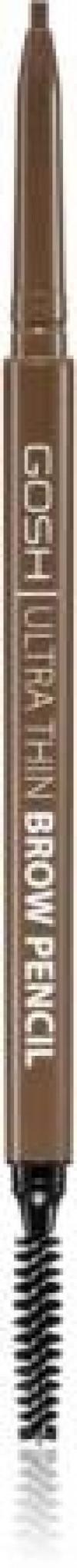 Gosh precision eyebrow pencil with brush Farbton 002 Greybrown 0,35 g