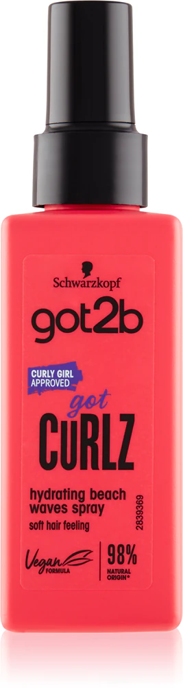 got2b Curlz styling spray for defined waves