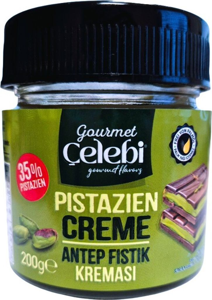 Importer: Akar GmbH Am Logistik Park 3D-85416 Langenbach Gourmet Celebi Pistachio Cream 200g