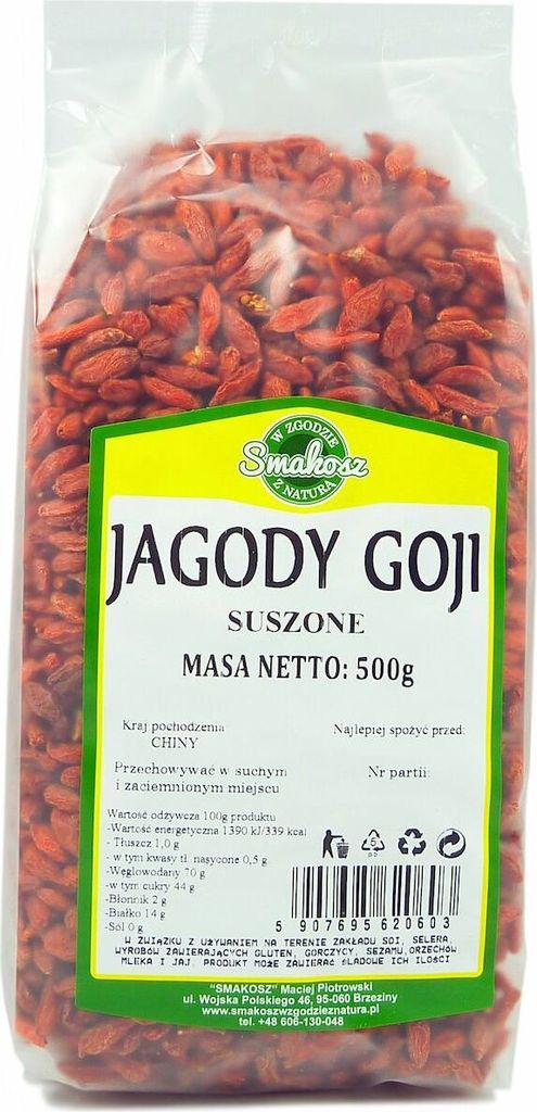 Biogo GOURMET Dried Goji Berries 500g