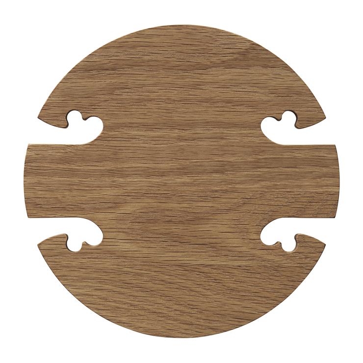 warm-nordic Gourmet Wood Coaster Round