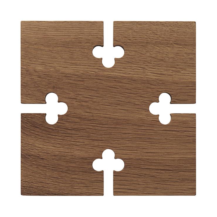 warm-nordic Gourmet Wood Coaster Square
