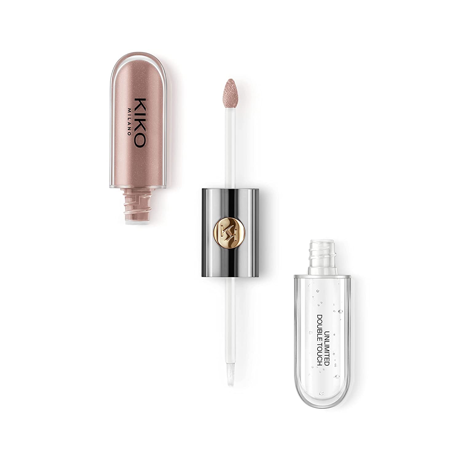 KIKO Milano Unlimited Double Touch 130 Liquid Lipstick with Long Lasting (12 Hours) in 2 Steps, Radiant Finish