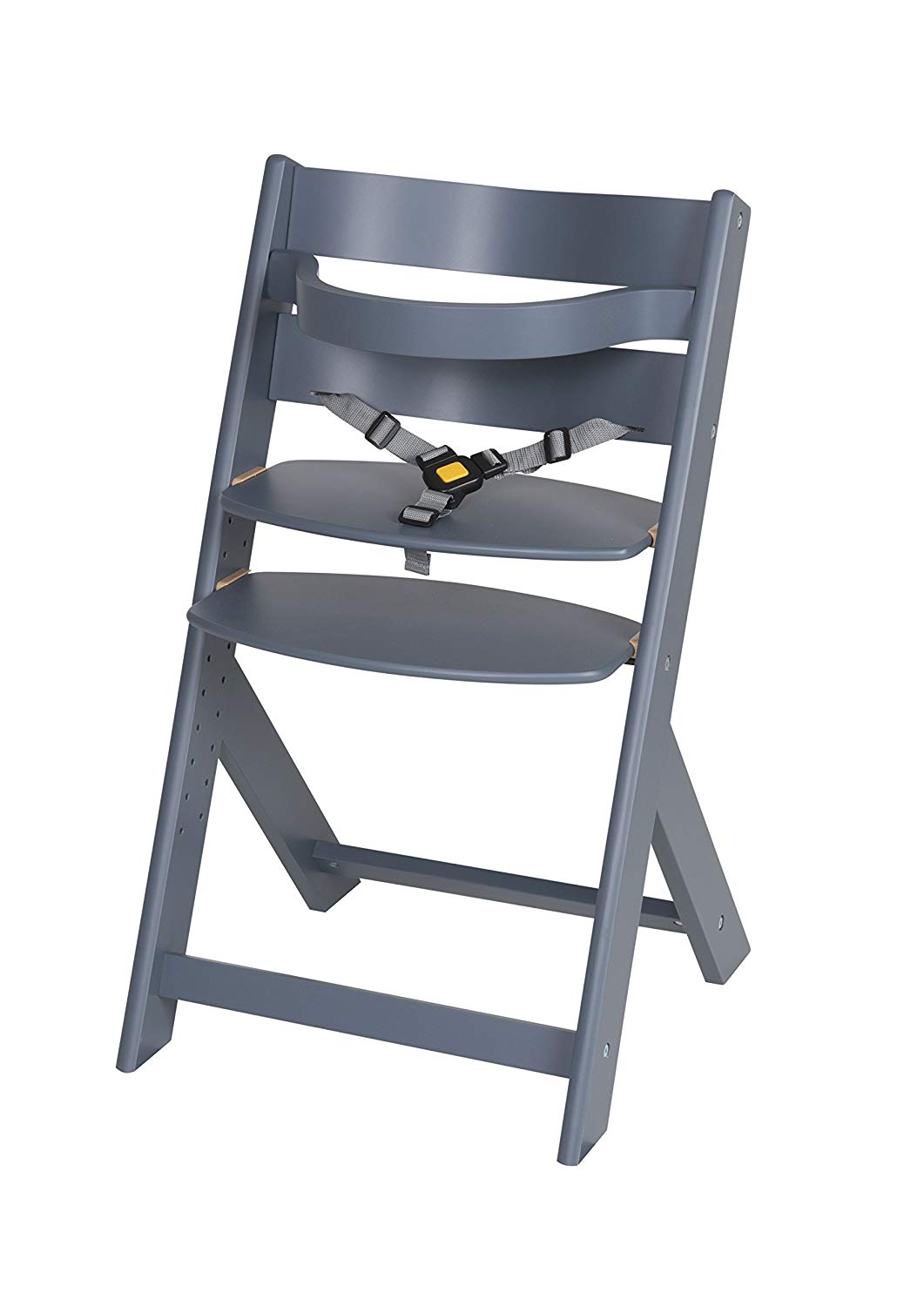 Schardt Domino III 01 125 00 37 High Chair Solid Beech Varnished Dark Blue