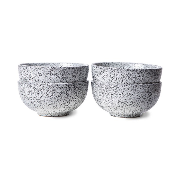 HKliving Gradient bowl pack of 4 Ø13x6.5cm