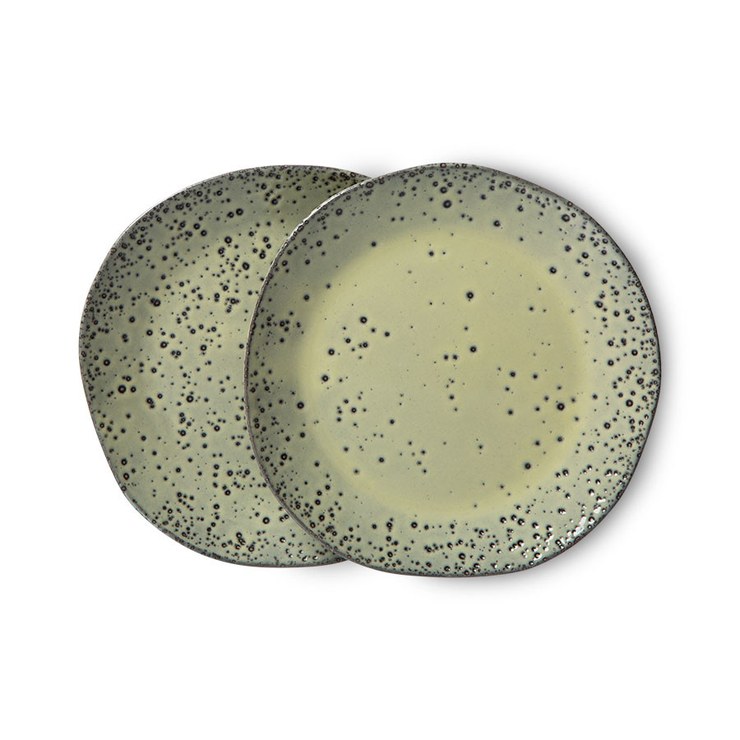 HKliving Gradient plates pack of 2 Ø16 cm