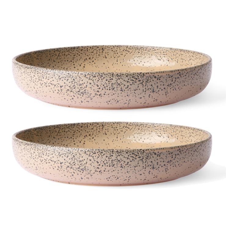 hk-living Gradient Deep Dish Ø21,5Cm 2 Pack
