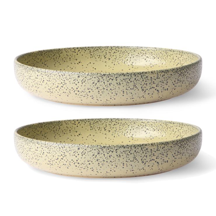 hk-living Gradient Deep Dish Ø21,5Cm 2 Pack