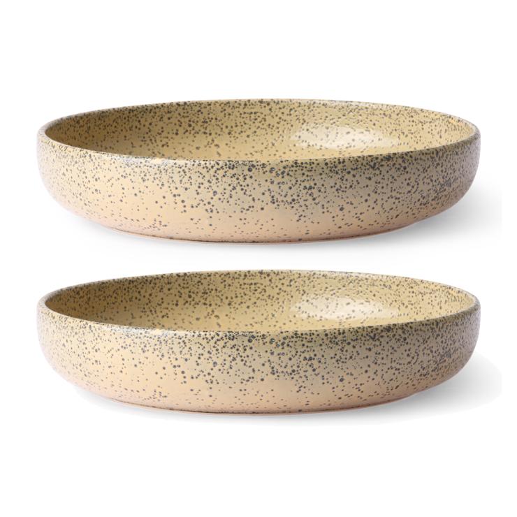 hk-living Gradient Deep Dish Ø21,5Cm 2 Pack
