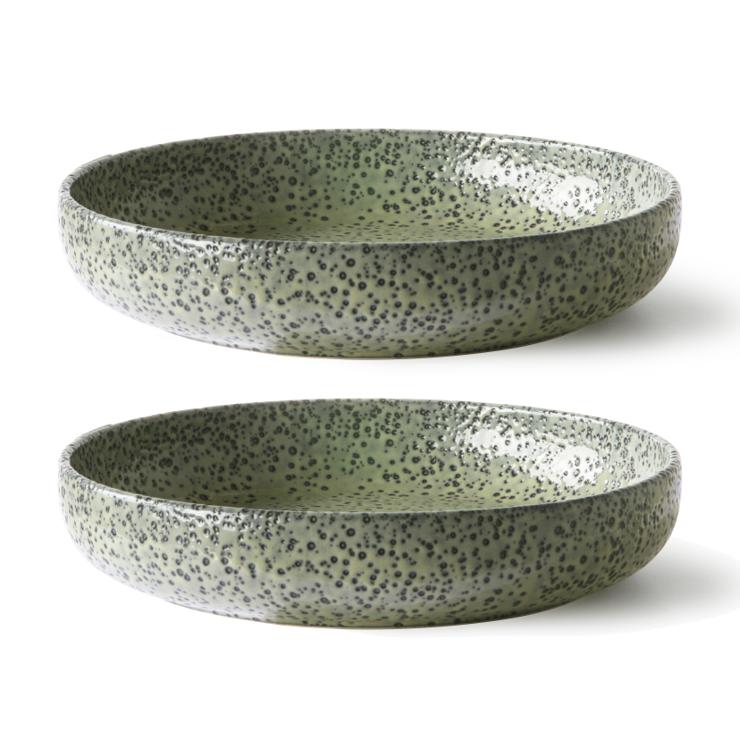 hk-living Gradient Deep Dish Ø21,5Cm 2 Pack