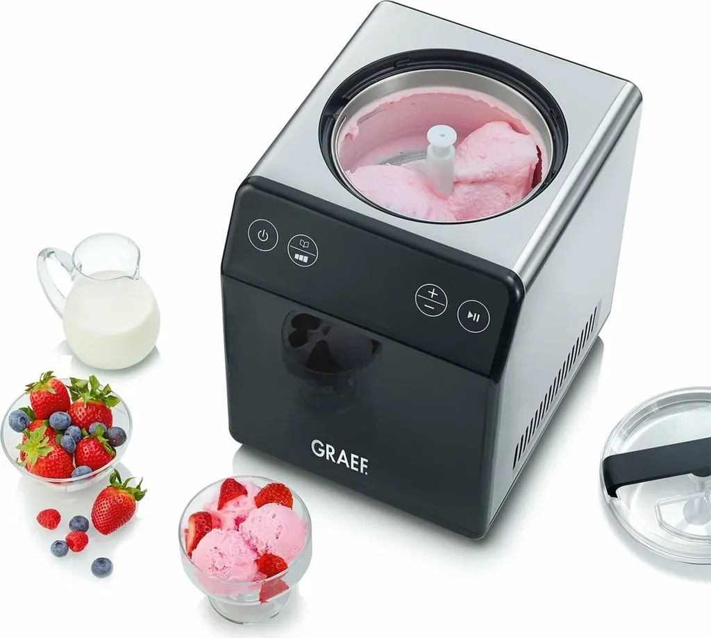 Graef IM 700 ice maker stainless steel/black