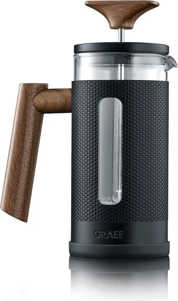 Graef MFP12, French press, 350 l, black, glass, metal, wood, 1 piece(s)