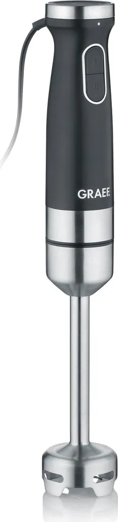 Graef HB602 hand blender, black, stainless steel