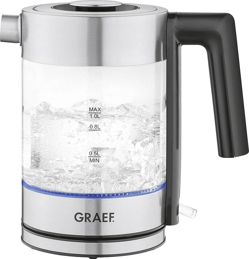 Graef WK 300 kettle transparent/stainless steel