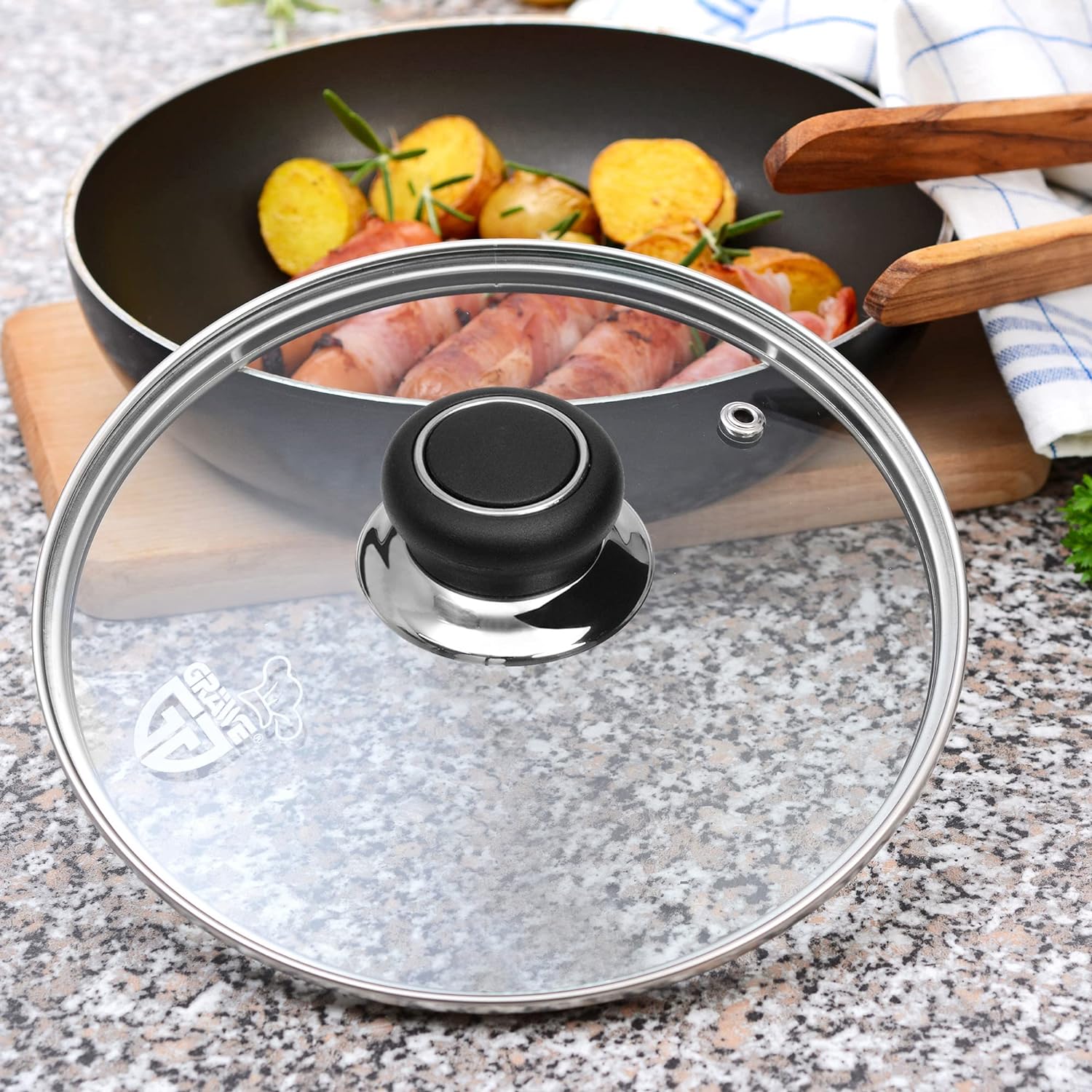 GRAWE Graewe Glass Lid 18 Cm