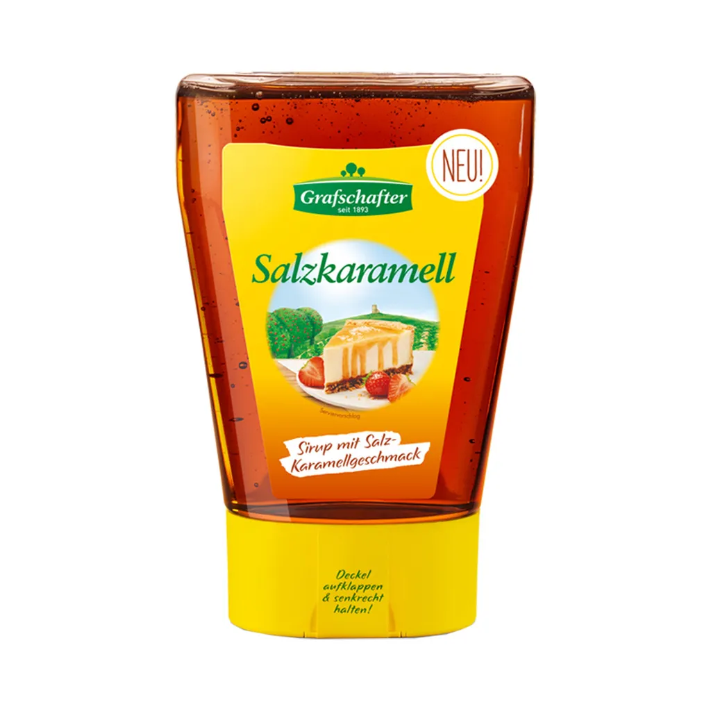 Grafschafter Krautfabrik Josef Schmitz KG Grafschafter salted caramel, refined for cheesecakes and pancakes, 500g