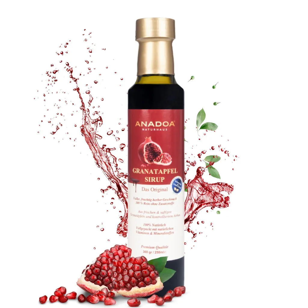 Pomegranate syrup – 100% natural, 250 ml - Anadoa Naturhaus