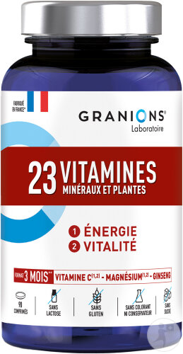 Granions 23 Vitamins Energy and Vitality 90 Tablets