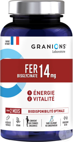 Granions Iron 14mg 60 Capsules