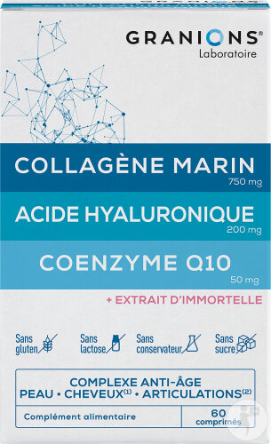 Granions Granions Collagen Complex Hyaluronic Acid And Coenzyme Q10 60 Tablets