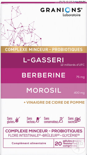 Granions Slimming Complex Probiotic Weight Loss/Fat Block 20 Capsules