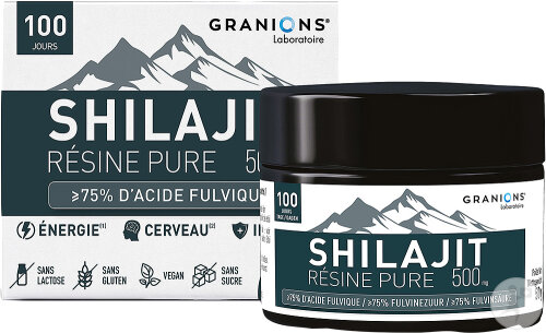 Granions Shilajit Resin 500mg Pot 50g