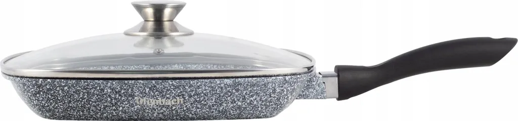 Ofenbach Granite grill pan 28 cm with lid, induction compatible