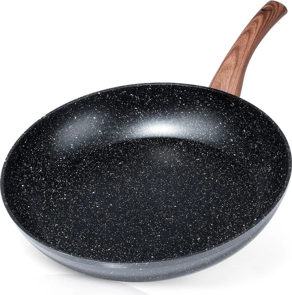 VTE Granite pan BLACK&WOOD 32 cm