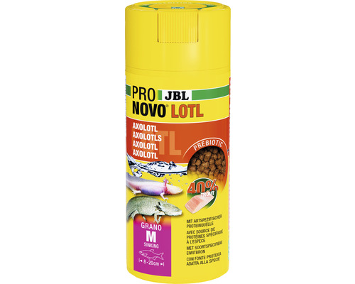 Granule food JBL PRONOVO LOTL GRANO M 250 ml CLick Axolotl