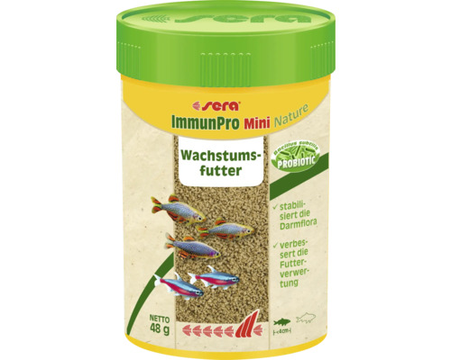 Granule food sera ImmunPro Mini Nature 100 ml growth food
