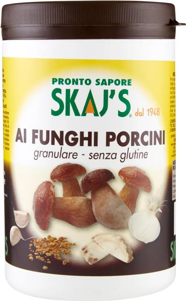 Win2Win Tech Granular preparation for broth and seasoning with porcini mushroom flavor, gluten-free, with MSG, no preservatives, low-fat, 150 g. 6pcs, 3x500
